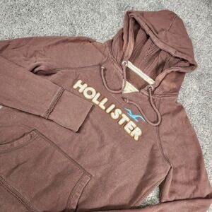 Hollister Hoodie Womens Medium Y2K PreppyCalifornia Pullover Sweatshirt Surf